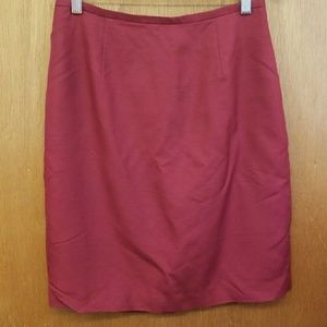 Ann Taylor Silk Pencil Skirt